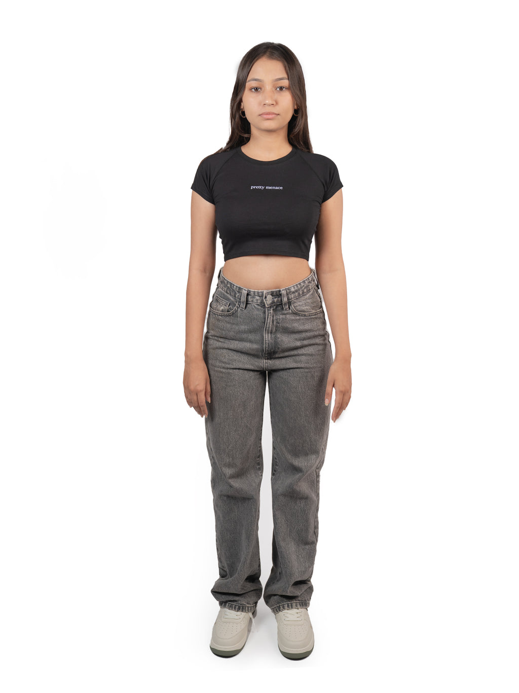PRETTY MENACE BABY TEE