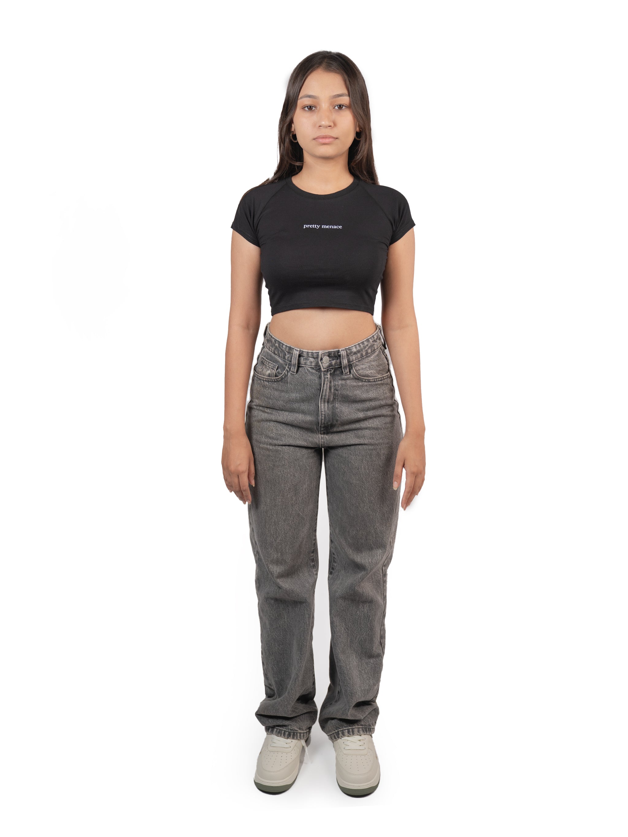 PRETTY MENACE BABY TEE