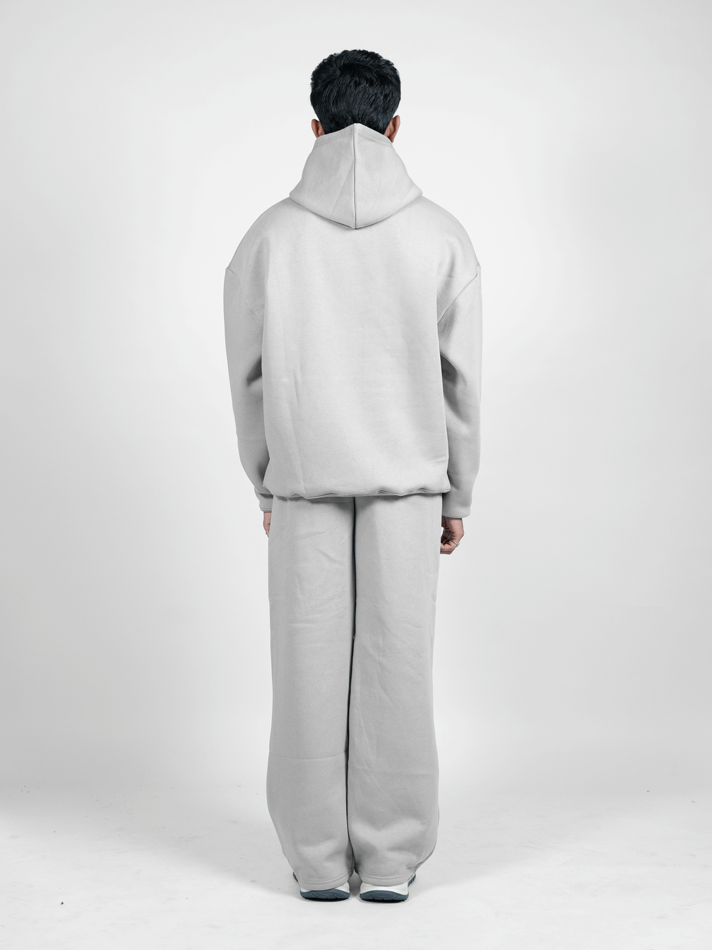 GREY COZY OVERSIZED HOODIE