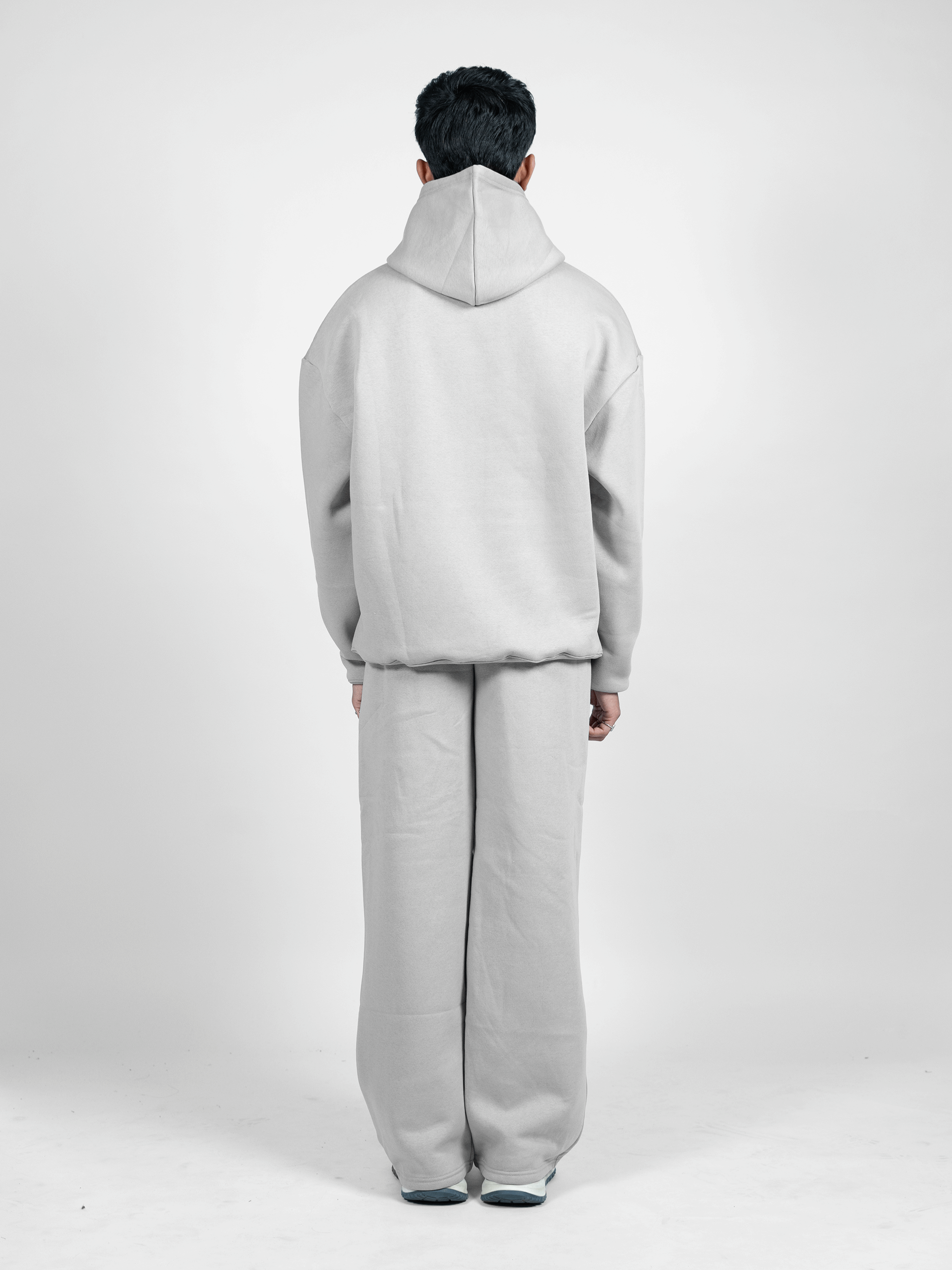 GREY COZY OVERSIZED HOODIE