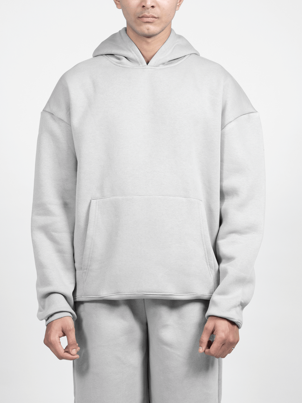 GREY COZY OVERSIZED HOODIE