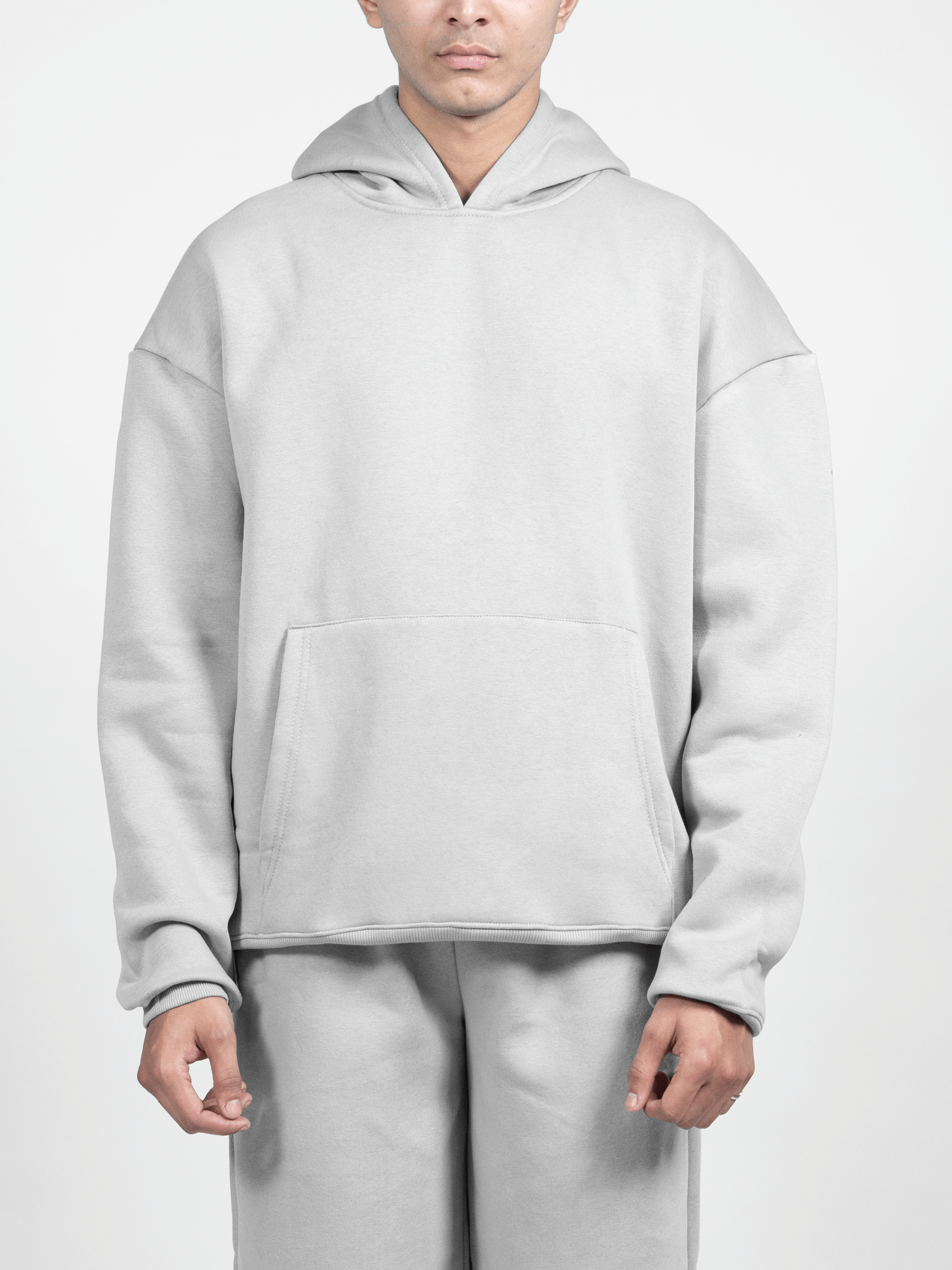 GREY COZY OVERSIZED HOODIE